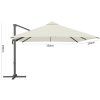 Garden Line Mini Roma slnečník, 2,5 m CH-GAO5385