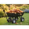 DVOJFUNKČNÝ ZÁHRADNÝ VOZÍK ČIERNY*0078