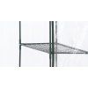 Biely záhradný skleník, 200 cm CH-TUN5460