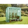 SKLENÍK NA PARADAJKY ZELENÝ 200 x 77 x 168/146 cm *5507