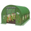 ZAHRADNÝ FÓLIOVÝ TUNEL 4-SEGMENTOVÝ ZELENÝ 6 x 3 x 2 M *5613