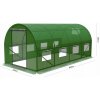 ZELENÝ ZÁHRADNÝ FÓLIOVÝ TUNEL 4 SEGMENTOVÝ NEW SOLUTION 4 x2,5 x 2 M *3069