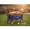 MODRÝ SKLADACÍ ZÁHRADNÝ VOZÍK 116x54x90cm *3556