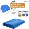 PLACHTA 4 x 5 M (+/- 5 %) 50GSM 3%UV MODRÁ *4102