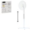BIELY STOJANY VENTILÁTOR 45W *4218