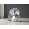 Strieborný podlahový ventilátor 70 W 50 cm CH-FAN8960
