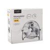 Strieborný podlahový ventilátor 70 W 50 cm CH-FAN8960