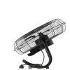Čierny podlahový ventilátor 50 cm 70 W CH-FAN8984