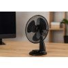 Čierny stolný ventilátor 40 W, 34 cm CH-FAN9042