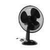 Čierny stolný ventilátor 40 W, 34 cm CH-FAN9042
