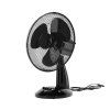 Čierny stolný ventilátor 40 W, 34 cm CH-FAN9042