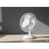 Biely stolný ventilátor 25 W, 27 cm CH-FAN9066