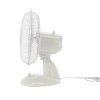 Biely stolný ventilátor 25 W, 27 cm CH-FAN9066