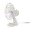 Biely stolný ventilátor 25 W, 27 cm CH-FAN9066