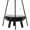 VISIACI GRIL S NASTAVITEĽNÝM STOJANOM NA TROJNOŽKE 64,5 x 64,5 x 150 CM *6032