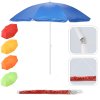 PLÁŽOVÝ SLNEČNÍK 155CM LÁMAVÝ MIX FARIEB *8364