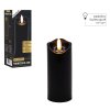 LED SVIEČKA ČIERNA 5 X 12,5 CM *9339