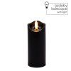 LED sviečka na baterky čierna 5 x 12,5 cm CH-LED9339