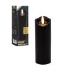 LED SVIEČKA ČIERNA 5 X 15 CM *9353