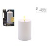 BIELA LED SVIEČKA 7 X 10 CM *9384
