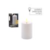 BIELA LED SVIEČKA 7 X 10 CM *9384