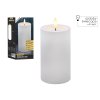 BIELA LED SVIEČKA 7 X 12,5 CM *9407