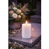 BIELA LED SVIEČKA 7 X 12,5 CM *9407