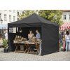 Predajný rýchlorozkladací stan 3 × 3 m sivý CH-NAM9031