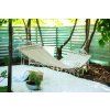 Hojdacia sieť so strapcami boho 200 x 100 cm béžová CH-HAM3286