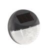 Solárne nástenné svietidlo LED 11,3 x 11,3 x 4,5 cm CH-SOL0694