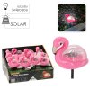 SOLÁRNA LAMPA FUNNY FLAMINGO 10,5 x 5 x 17,5 CM TEPLÁ BIELA 1KS