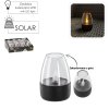 SOLÁRNA LAMPA BEZPLAMEŇOVÁ 6 x 6 x 9 CM LED TEPLÁ BIELA 1KS