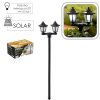 SOLÁRNA LAMPA 27,5 x 12,5 x 152 CM 3V1 LUCERNA/NÁSTENNÉ LED STUDENÁ BIELA *6131