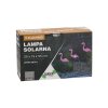 SOLÁRNA LAMPA 25 x 15 x 53 CM 3 PLAMENIACI 6 LED STUDENÁ BIELA *6087