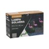 SOLÁRNA LAMPA 25 x 15 x 53 CM 3 PLAMENIACI 6 LED STUDENÁ BIELA *6087