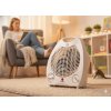 ELEKTRICKÝ TEPLENÝ VENTILÁTOR / FARELKA S BEZPEČNÝM VYPÍNAČOM BIELA 2000W *7254