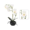 UMELÝ KVET - BIELA ORCHIDEA 30 CM