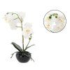 Umelá orchidea biela 30 cm CH-HID4795