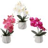 UMELÝ KVET - ORCHIDEA MIX 3 FARIEB 28 CM 1KS
