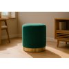 OKRÚHLE PUF 35 x 40 CM TMAVOZELENÁ *3932
