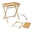 SKLADACÍ BAMBUSOVÝ STOLÍK - TÁCKA 49 x 35 x 59 CM *6569