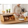Nigella - Bambusový chlebník s plastovým vekom 41 x 28 x 17 cm *3161
