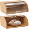 Nigella - Bambusový chlebník s plastovým vekom 41 x 28 x 17 cm *3161