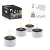 SÚPRAVA 4 SOLÁRNYCH SVIEČOK TEALIGHT 4 X 2,5 CM/5 CM *9445