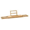BAMBUSOVÝ ROZKLADACÍ STÔL NA VAŇU 50/92 x 18 x 4 CM *6576