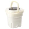 CESTOVNÁ PRÁČKA - PRENOSNÁ, SKLADACIA MINI 18 L - BIELA 33 x 35 x 39 CM *5966