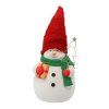Vianočná LED figúrka snehuliaka so stromčekom 37 cm CH-GOT5388