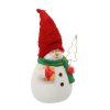 Vianočná LED figúrka snehuliaka so stromčekom 37 cm CH-GOT5388