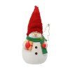 Vianočná LED figúrka snehuliaka so stromčekom 37 cm CH-GOT5388