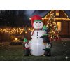 Nafukovací snehuliak s tučniakmi LED 190 cm *0394